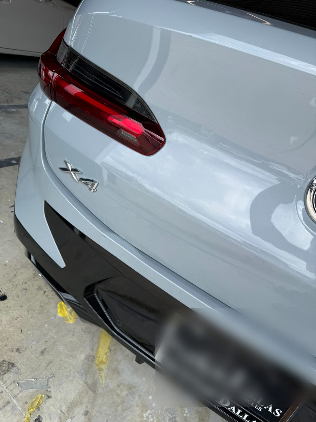 BMW X4 after bodywork and refinishing at our Plano shop.